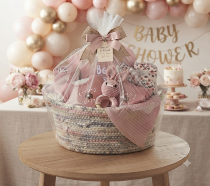 Sweet & Kind Luxury Baby Girl Gift Hamper | Newborn Gift Set